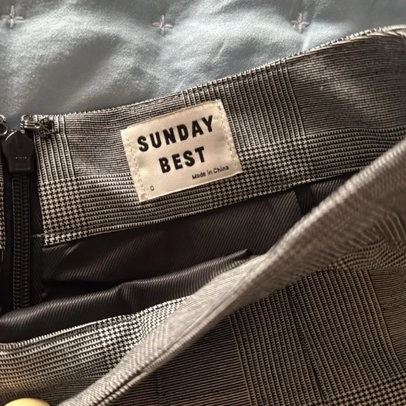 Sunday best OLIVE skirt size 0 grey - Picture 2 of 2